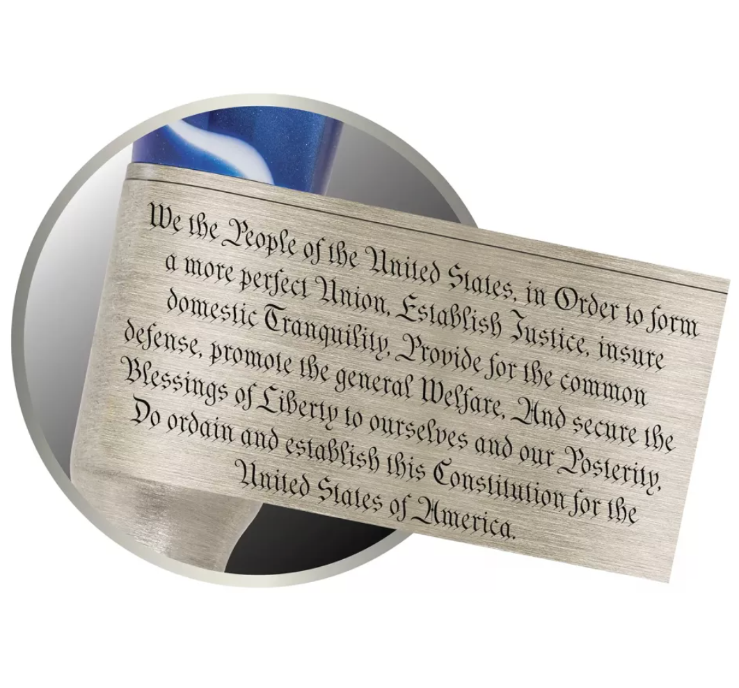 PKCP8WAP 30 Caliber We the People Antique Pewter Bolt Action Pen Kit