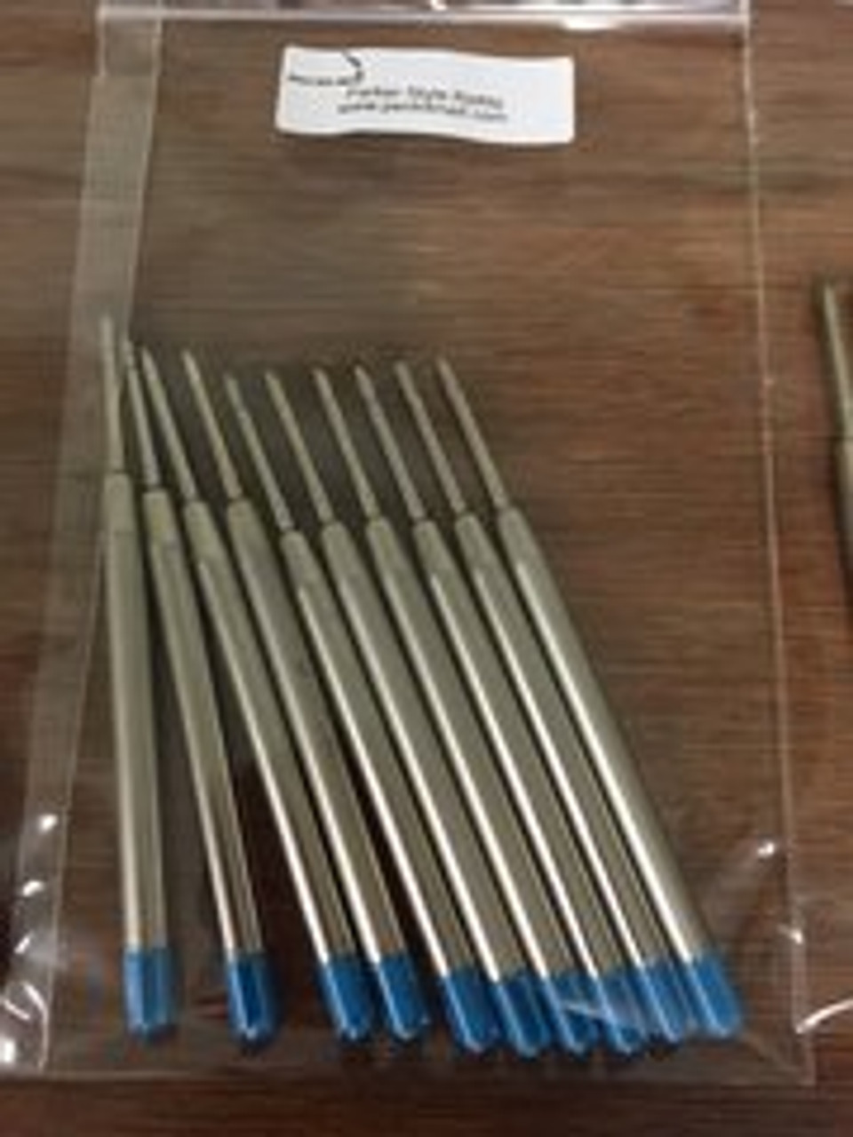 10 PK PARKER STYLE REFILLS BLUE