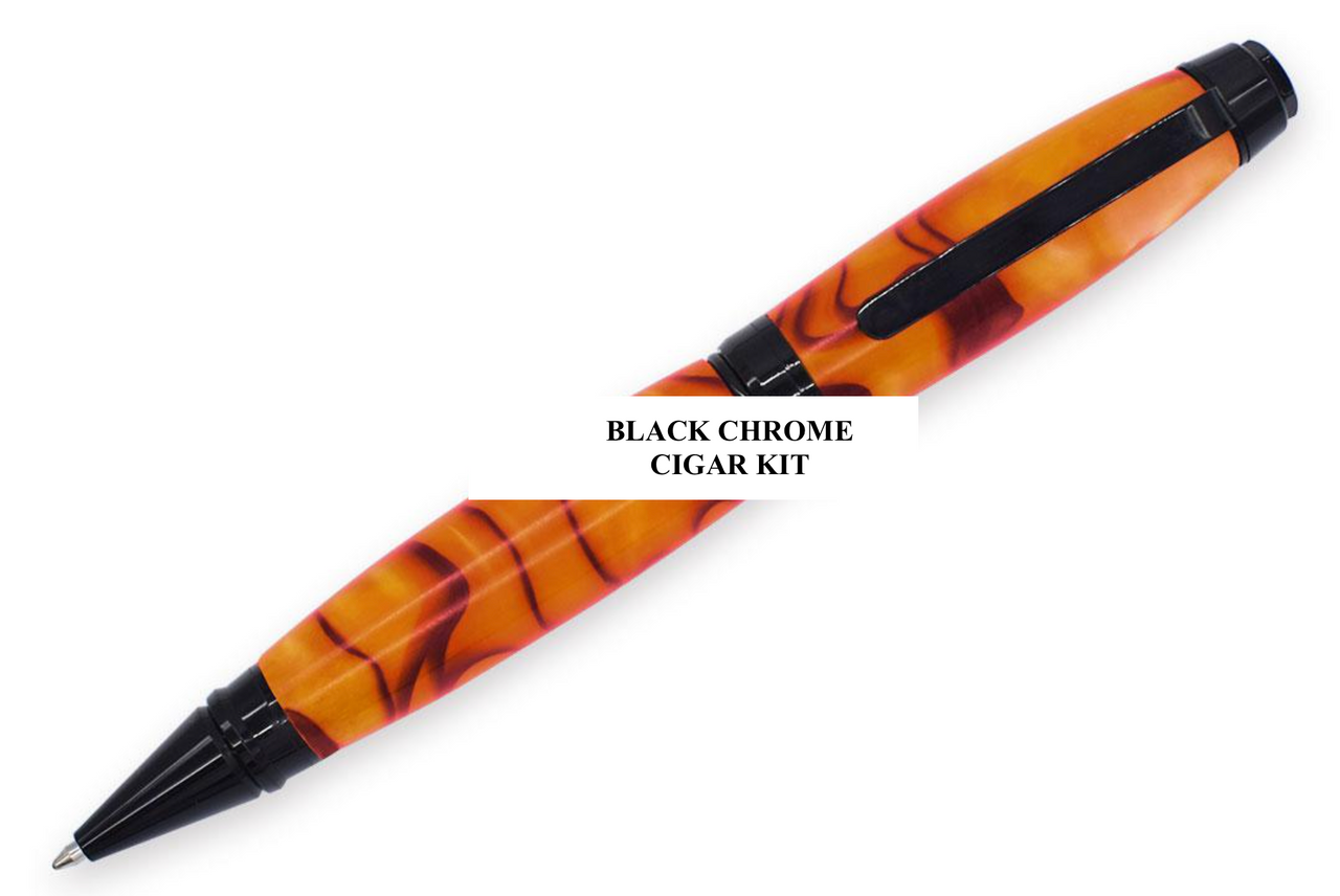 PKM BLACK CHROME CIGAR PEN KIT