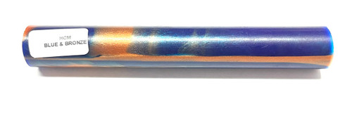 Hobby-Cast Blue and Bronze Acrylic Pen Blank