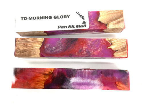 Turning a Dream Hybrid Pen Blanks  "MORNING GLORY "