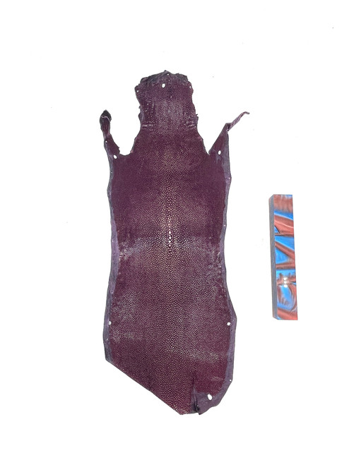 Stingray Purple Exotic Dyed Leather