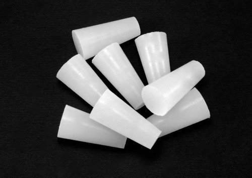 HOBBY-CAST EIGHT REPLACEMENT SILICONE PLUGS FOR THE EXTRA LARGE JR CAP MOLD TUBE-IN SILICONE MOLD