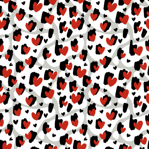 Valentine’s Abstract Heart Pattern Pen Blank – Premium Turning Blank (LOVE-PATT-05)