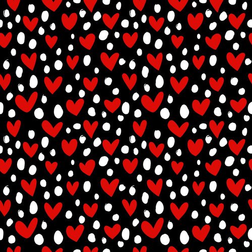 Valentine’s Midnight Heart Pen Blank – Premium Turning Blank (LOVE-PATT-09)