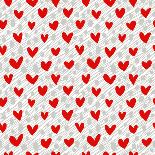 Valentine’s Soft Scatter Heart Pen Blank – Premium Turning Blank (LOVE-PATT-11)