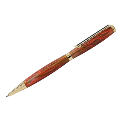 Slimline GOLD w/ BLACK LINE Twist Pen Kit 