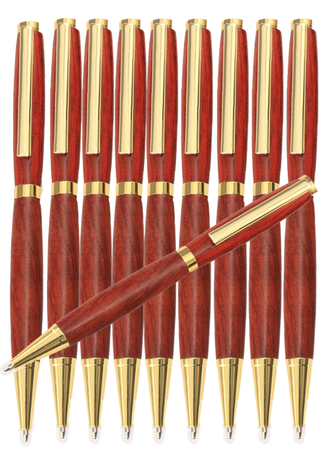 10 Rose Gold Slimline Pen Kits 2nds  #966 