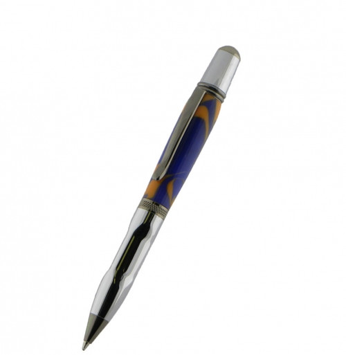 BEREA SIERRA GRIP BALLPOINT PEN KIT CHOME & GUNMETAL