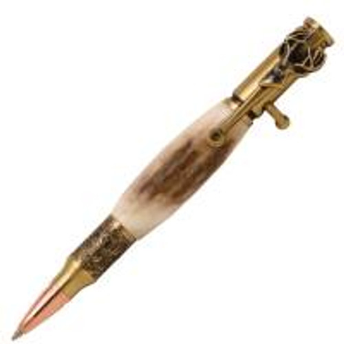 PKCP8DHAB Deer Hunter Bolt Action Antique Brass Pen Kit