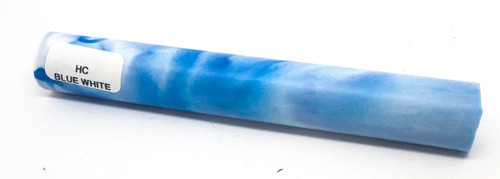 Hobby-Cast Blue & White Acrylic Pen Blank