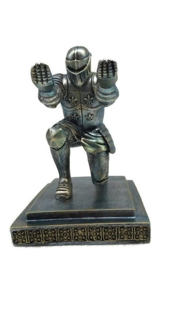 Executive Knight Pen Holder - Decorative Resin Pen Holders Desktop Organizer for Men (Blue) Executive Knight Pen Holder - Decorative Resin Pen Holders Desktop Organizer for Men (Blue)