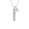 Family Bar Crystal Initial - Sophia Necklace