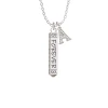 Forever Bar Crystal Initial - Sophia Necklace