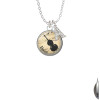 Domed Music - Bass Crystal Initial - Sophia Necklace