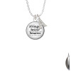 Domed Stronger Braver Smarter Crystal Initial - Sophia Necklace
