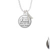 Domed You are more Loved Crystal Initial - Sophia Necklace