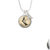 Domed Music - Harp Crystal Initial - Sophia Necklace