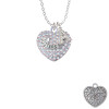 Sisters Rock on AB Crystal Heart Crystal Initial - Sophia Necklace