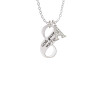 God Gave Me You Infinity Sign Crystal Initial - Sophia Necklace