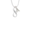 Matthew 5:4 Infinity Sign Crystal Initial - Sophia Necklace