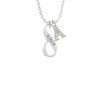 Niece Infinity Sign Crystal Initial - Sophia Necklace
