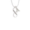 Te Quiero Infinity Sign Crystal Initial - Sophia Necklace