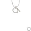 Always My Mother Eternity Ring Crystal Initial - Sophia Necklace