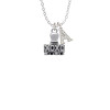 XOXO Stamp Crystal Initial - Sophia Necklace