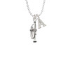 Trumpet Crystal Initial - Sophia Necklace