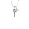 Chainsaw Crystal Initial - Sophia Necklace
