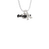 Black Cowgirl Crystal Initial - Sophia Necklace