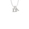 Small Initial - D - Crystal Initial - Sophia Necklace