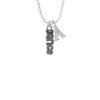 Beaded ''Dance'' Crystal Initial - Sophia Necklace