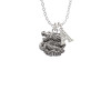 Chinese Dragon Crystal Initial - Sophia Necklace