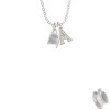 Tea Cup Crystal Initial - Sophia Necklace