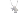 Jumping Trout Crystal Initial - Sophia Necklace