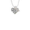 Pebble Heart Crystal Initial - Sophia Necklace