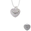 Nurses Rock on AB Crystal Heart Crystal Initial - Sophia Necklace