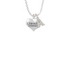 Live in the Moment Heart Crystal Initial - Sophia Necklace