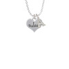 I Tumble Heart Crystal Initial - Sophia Necklace