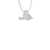 I 'Heart' Gymnastics Crystal Initial - Sophia Necklace