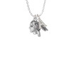 Indian Head Crystal Initial - Sophia Necklace