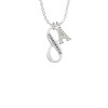 Today Tomorrow Infinity Sign Crystal Initial - Sophia Necklace