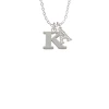 Large Greek Letter - Kappa - Crystal Initial - Sophia Necklace