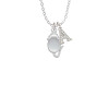 Mouse with Clear Resin Body Crystal Initial - Sophia Necklace