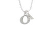 Large Initial - O - Crystal Initial - Sophia Necklace