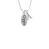 Giggle Oval Crystal Initial - Sophia Necklace