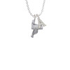 Western Saddle Crystal Initial - Sophia Necklace