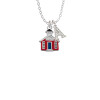 Red School House Crystal Initial - Sophia Necklace